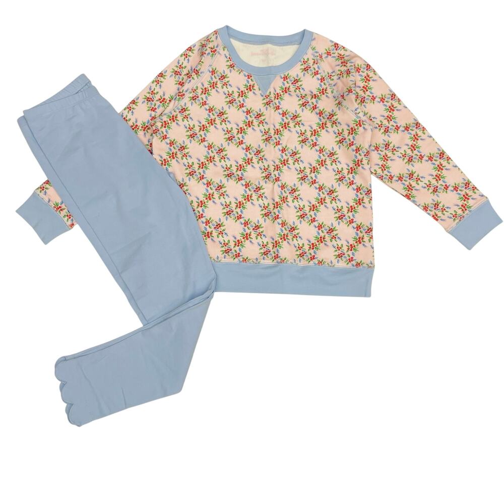 NWT James & Lottie Size 3T Christmas Floral Sweatshirt & Legging Set